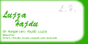 lujza hajdu business card